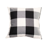 HKM-643091 Plaid Decorative Pillow Cover for Sofa - Modern Design, Multiple Sizes Available