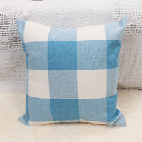 HKM-643091 Plaid Decorative Pillow Cover for Sofa - Modern Design, Multiple Sizes Available