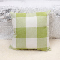 HKM-643091 Plaid Decorative Pillow Cover for Sofa - Modern Design, Multiple Sizes Available