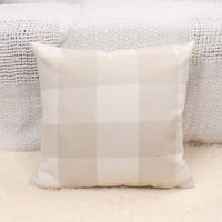 HKM-643091 Plaid Decorative Pillow Cover for Sofa - Modern Design, Multiple Sizes Available