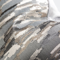 HKM-643347 Jacquard Stripe Pillowcase for Office and Home Use - Modern Polyester Cushion Cover
