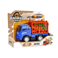 HKM-643603 Diy Assembly Animal Transport Truck Set for Kids - Self-Assembling Friction Cars for Engaging Play