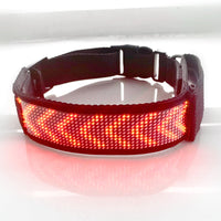 HKM-643667 LED Luminous Pet Collar with Mobile App Control and Music Sync Features