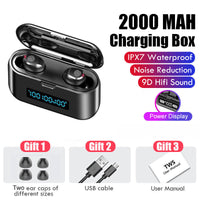HKM-643859 TWS Wireless Bluetooth Headset with Power Display and Voice Control Functions