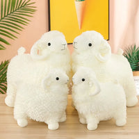 HKM-644051 Large Goat Plush Pillow - Soft Stuffed Animal Doll for Kids Ages 2 and Up, Kawaii Fluffy Toy 50cm