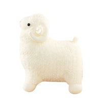 HKM-644051 Large Goat Plush Pillow - Soft Stuffed Animal Doll for Kids Ages 2 and Up, Kawaii Fluffy Toy 50cm