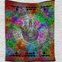 HKM-644115 Rectangular Plush Tapestry for Wall Decoration in Living Room, Bedroom, Study, and More