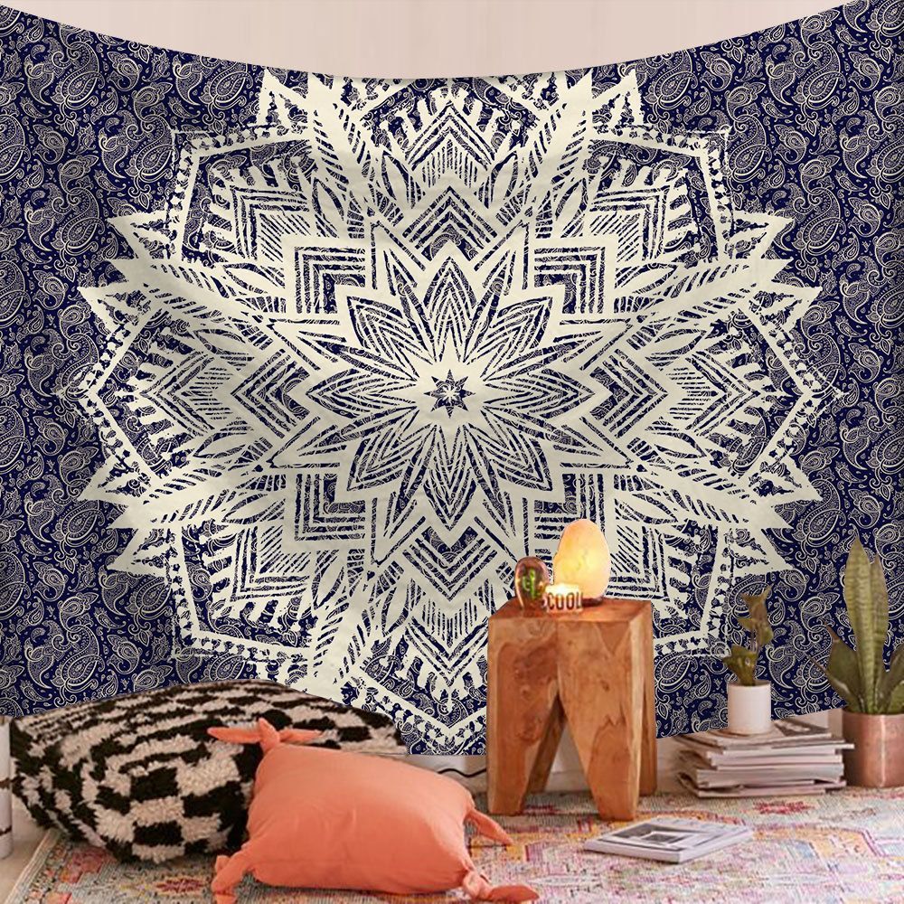 HKM-644115 Rectangular Plush Tapestry for Wall Decoration in Living Room, Bedroom, Study, and More