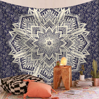 HKM-644115 Rectangular Plush Tapestry for Wall Decoration in Living Room, Bedroom, Study, and More
