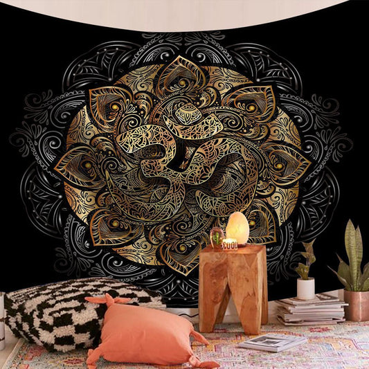 HKM-644115 Rectangular Plush Tapestry for Wall Decoration in Living Room, Bedroom, Study, and More