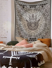 HKM-644115 Rectangular Plush Tapestry for Wall Decoration in Living Room, Bedroom, Study, and More