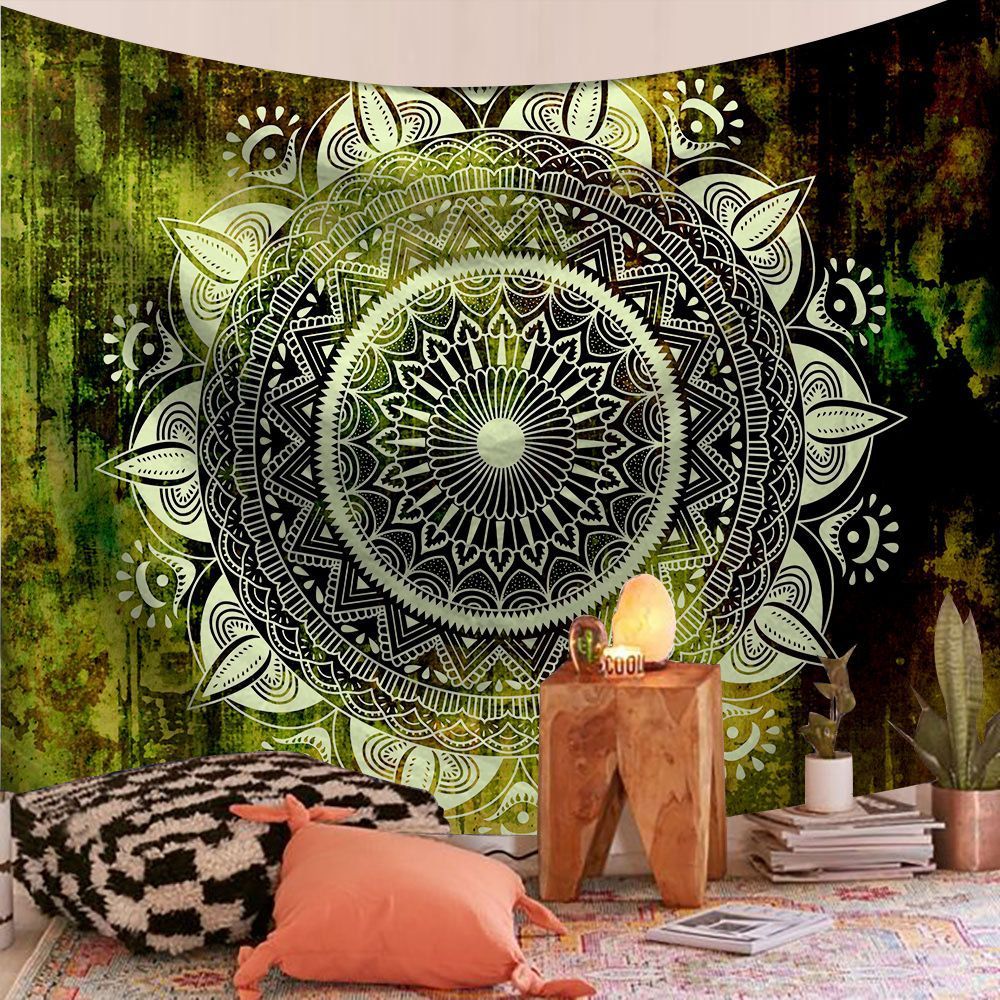 HKM-644115 Rectangular Plush Tapestry for Wall Decoration in Living Room, Bedroom, Study, and More