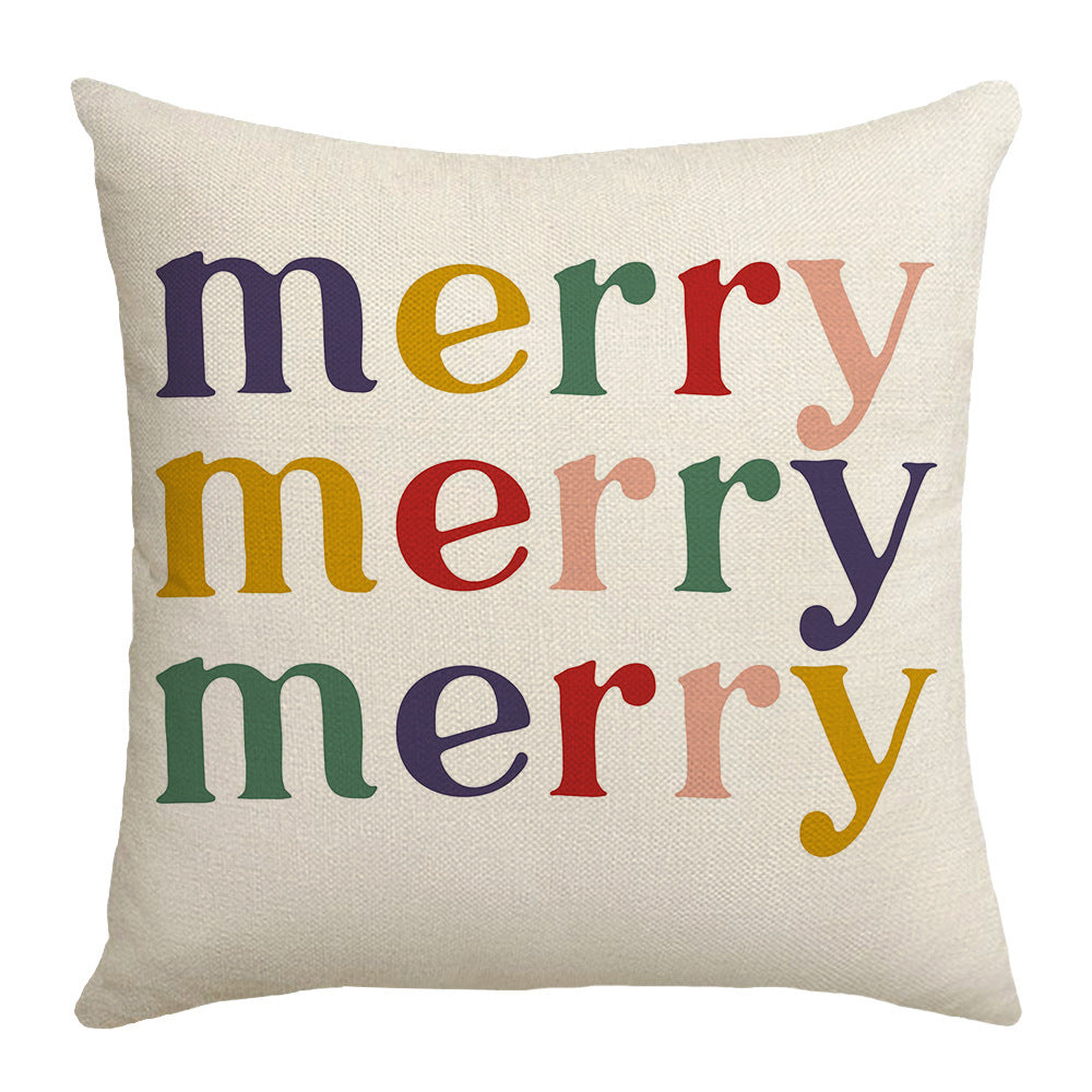HKM-644243 Christmas Winter Cartoon Soldier Pillow Cover - 45x45cm, Various Patterns