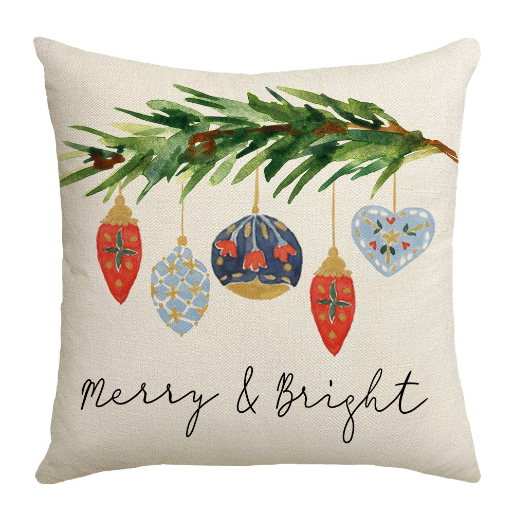 HKM-644243 Christmas Winter Cartoon Soldier Pillow Cover - 45x45cm, Various Patterns
