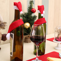 HKM-644563 Red Scarf and Hat Set for Christmas Celebrations, Non-Woven Fabric, 11x11cm