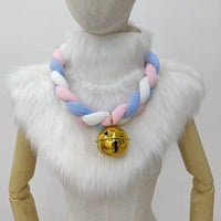 HKM-644627 Three-Strand Magnetic Buckle Collar in Multiple Color Options