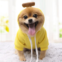 HKM-644755 Festive Apple-Themed Dog Costume for Small Pets - Cotton Vest Shirt