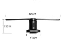 HKM-644819 3D Holographic Projector Display Fan with Customizable Content and Loop Playback