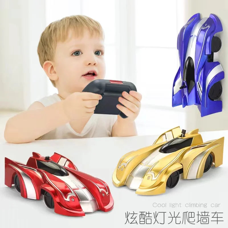 HKM-644947 Remote Control Wall-Climbing Stunt Car - 360° Rotating Drifting Vehicle for Indoor & Outdoor Fun