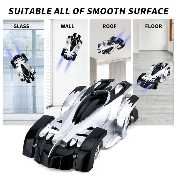 HKM-644947 Remote Control Wall-Climbing Stunt Car - 360° Rotating Drifting Vehicle for Indoor & Outdoor Fun