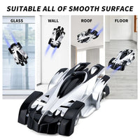 HKM-644947 Remote Control Wall-Climbing Stunt Car - 360° Rotating Drifting Vehicle for Indoor & Outdoor Fun