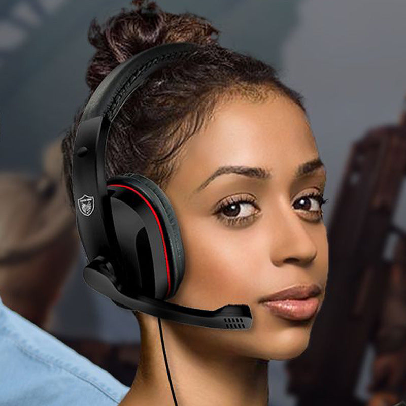 HKM-645011 Wired Gaming Headset with Heavy Bass and 40mm Drivers, 1.2m Length, 20-20K Hz Frequency Response