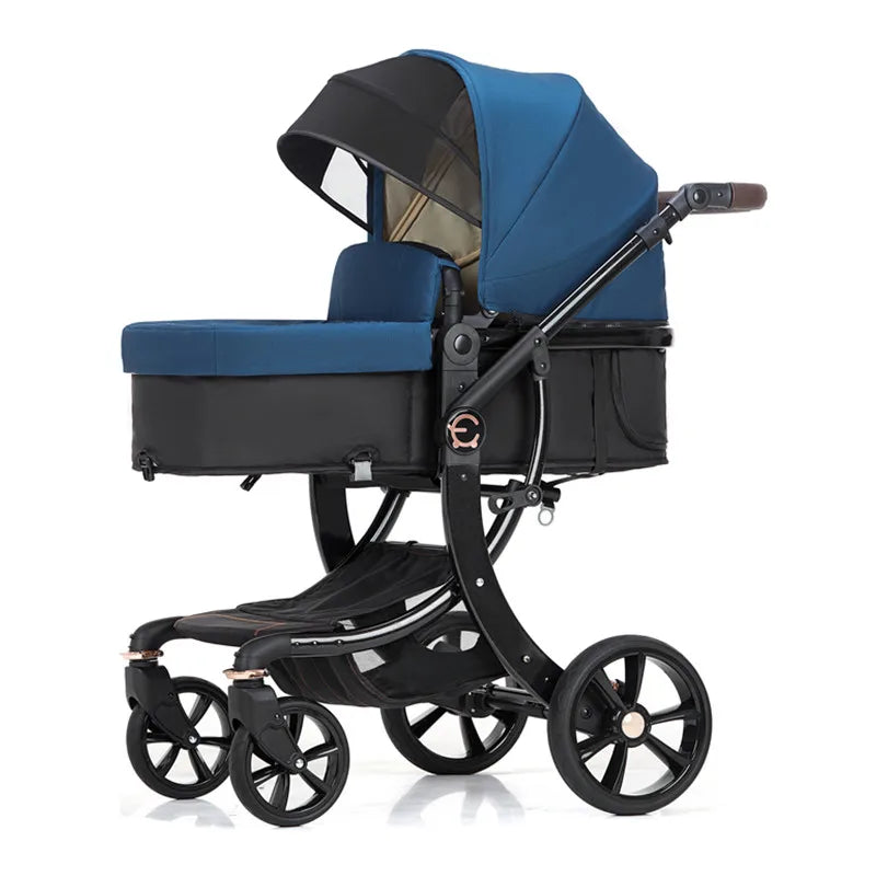 KTX-645139 Detachable Aluminium Folding Baby Stroller for Easy Portability and Comfort