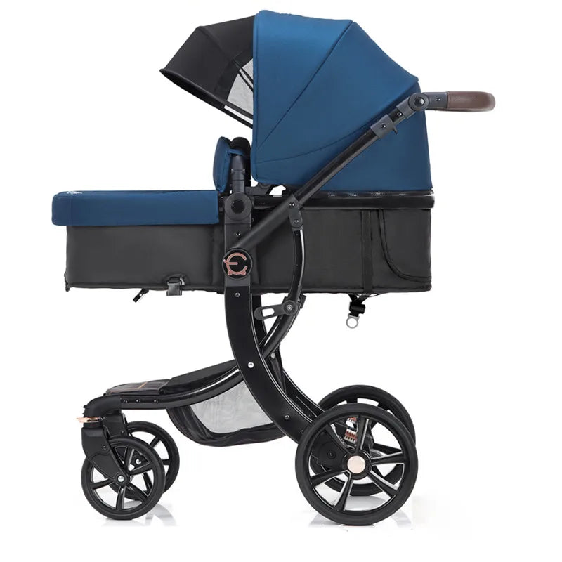 KTX-645139 Detachable Aluminium Folding Baby Stroller for Easy Portability and Comfort