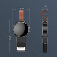 HKM-645139 Magnetic Wireless Charger for Apple Watch Series 4/3/2/1 - Fast USB Charging, Aluminum Alloy & Silicone Design