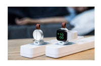 HKM-645139 Magnetic Wireless Charger for Apple Watch Series 4/3/2/1 - Fast USB Charging, Aluminum Alloy & Silicone Design