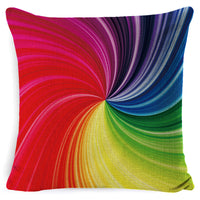 HKM-645331 Colorful Cotton and Linen Pillowcase with Fashion Printing - 45x45cm