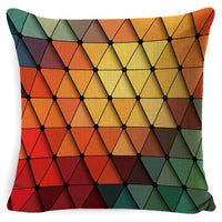HKM-645331 Colorful Cotton and Linen Pillowcase with Fashion Printing - 45x45cm