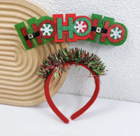 HKM-645395 Christmas Themed Headbands with Snowflakes and Antlers for Festive Celebration