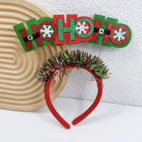 HKM-645395 Christmas Themed Headbands with Snowflakes and Antlers for Festive Celebration
