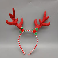 HKM-645395 Christmas Themed Headbands with Snowflakes and Antlers for Festive Celebration
