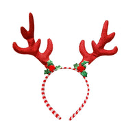 HKM-645395 Christmas Themed Headbands with Snowflakes and Antlers for Festive Celebration