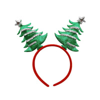 HKM-645395 Christmas Themed Headbands with Snowflakes and Antlers for Festive Celebration