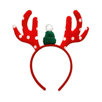HKM-645395 Christmas Themed Headbands with Snowflakes and Antlers for Festive Celebration