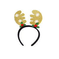 HKM-645395 Christmas Themed Headbands with Snowflakes and Antlers for Festive Celebration