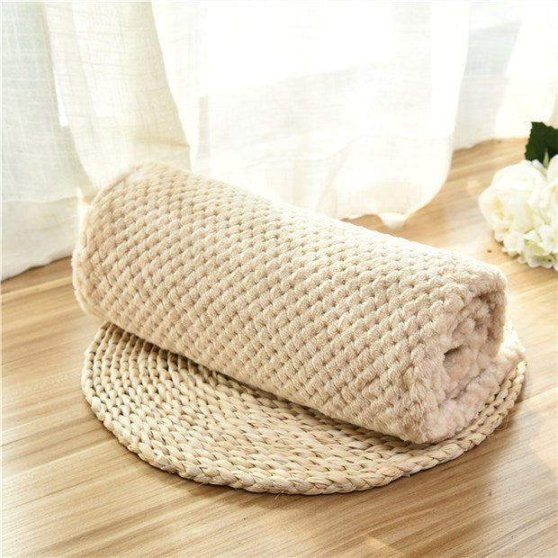 HKM-645395 Thickened Plush Cat Nest Sleeping Pad for Comfort in Every Season