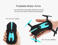 HKM-645459 Compact Foldable Drone with 720P WiFi Camera and Altitude Hold Function