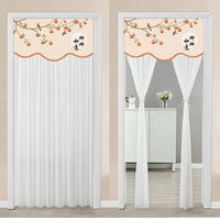 HKM-645651 Non Perforated Magic Tape Double-layer Blackout Curtain - Polyester, Multiple Sizes and Designs Available