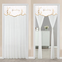 HKM-645651 Non Perforated Magic Tape Double-layer Blackout Curtain - Polyester, Multiple Sizes and Designs Available