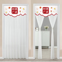 HKM-645651 Non Perforated Magic Tape Double-layer Blackout Curtain - Polyester, Multiple Sizes and Designs Available