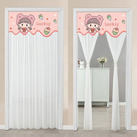 HKM-645651 Non Perforated Magic Tape Double-layer Blackout Curtain - Polyester, Multiple Sizes and Designs Available