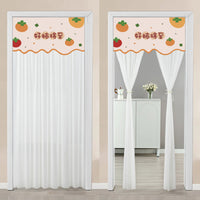HKM-645651 Non Perforated Magic Tape Double-layer Blackout Curtain - Polyester, Multiple Sizes and Designs Available