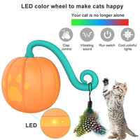 HKM-645715 Electric Cat Pets Toy Smart Funny Cat Luminous Ball Pet Products