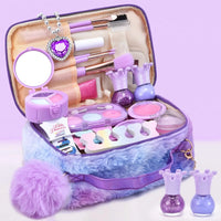 HKM-645779 Kids Sustainable Washable Princess Pretend Play Makeup Kit Mermaid Style for Ages 2 to 14+