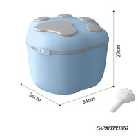 HKM-645779 Large Pet Food Storage Container with Airtight Lock and Moisture-Proof Design, Includes Food Scoop
