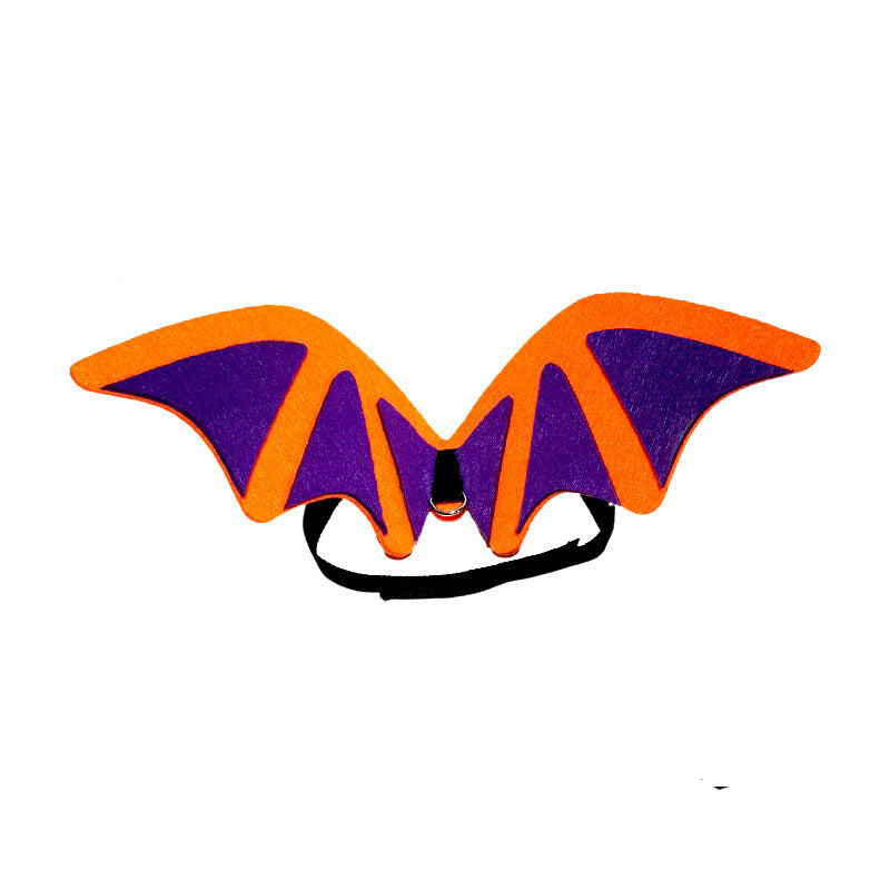 HKM-645779 Pet Halloween Costume Set with Bat Wings, Hat, and Bow Tie Accessories